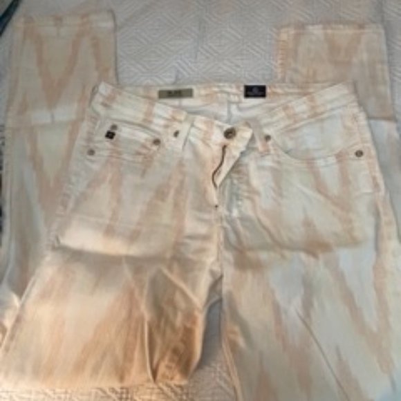 Adriano Goldschmied AG The Stilt Cigarette Leg Ikat Mid Rise Slim Straight Jeans - Picture 3 of 3